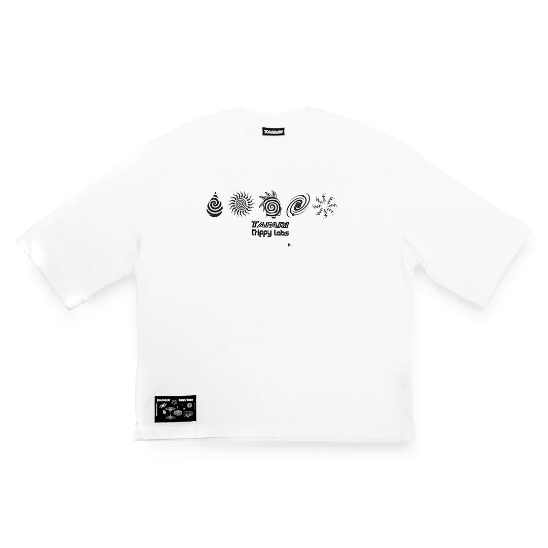 TAFARI X TRIPPY LABS T-SHIRT WHITE