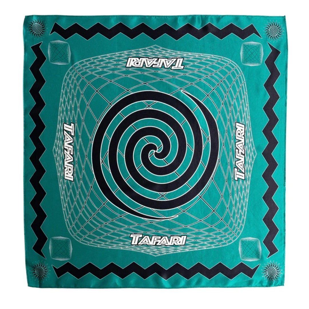 SILK BANDANA GREEN