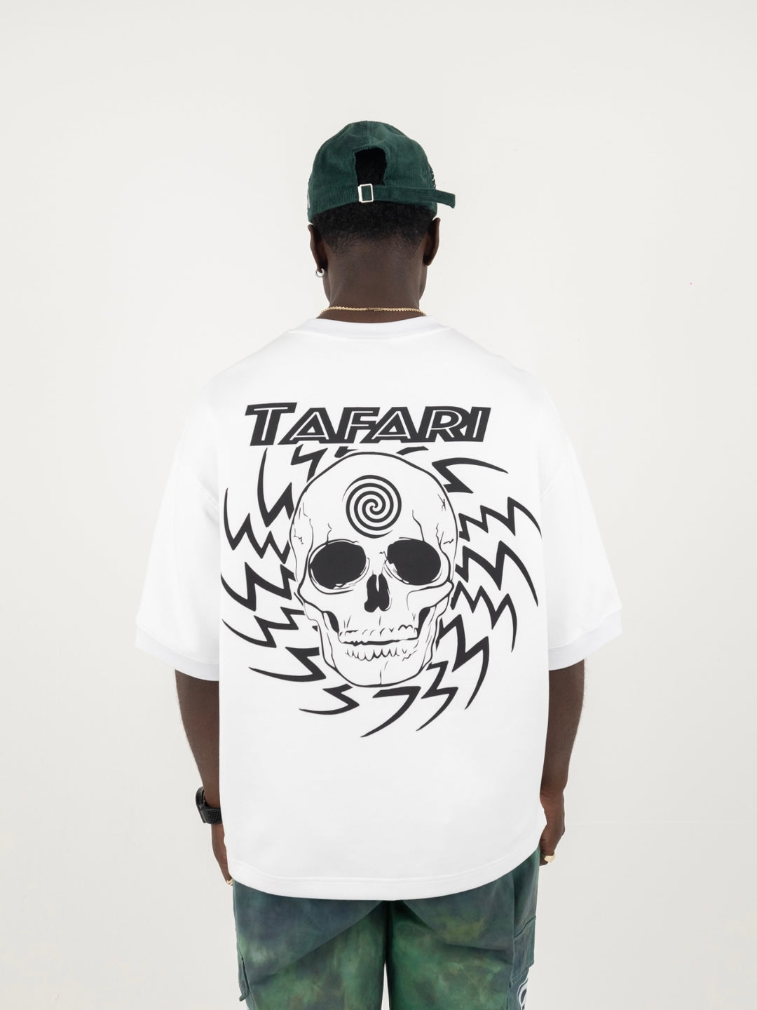 FREQUENCY SKULL T-SHIRT WHITE