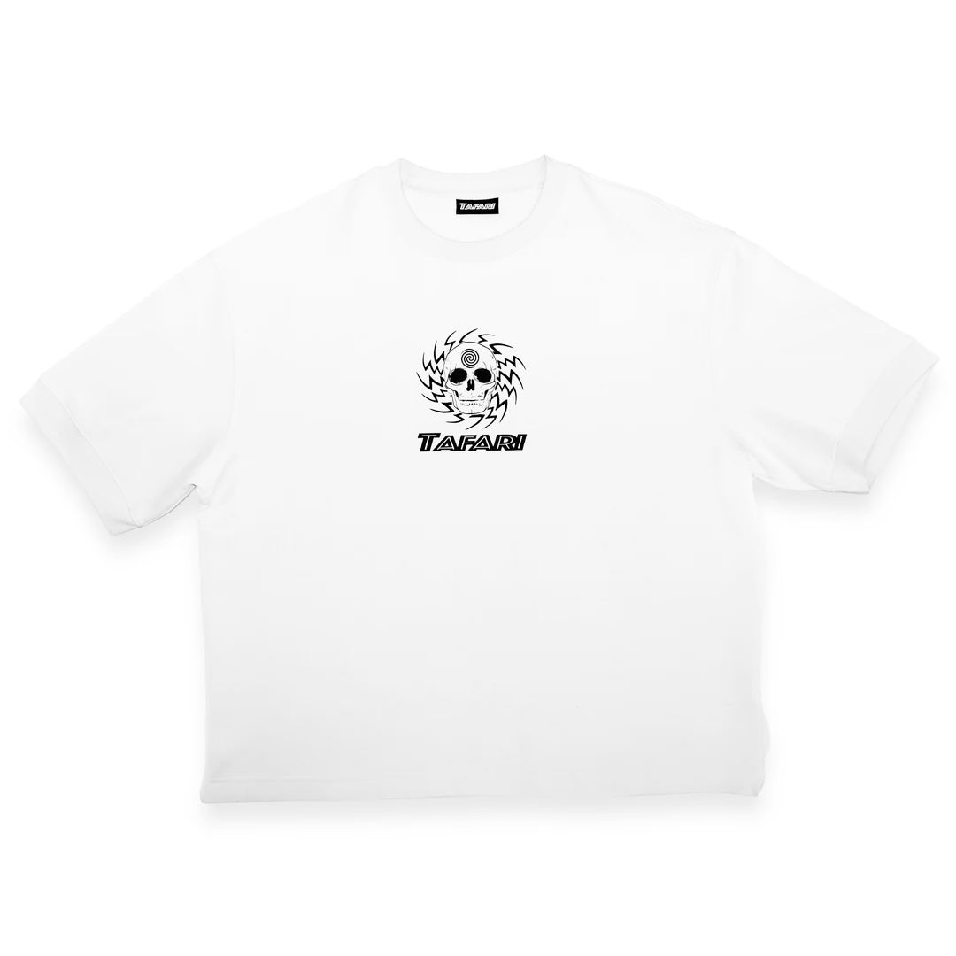 FREQUENCY SKULL T-SHIRT WHITE