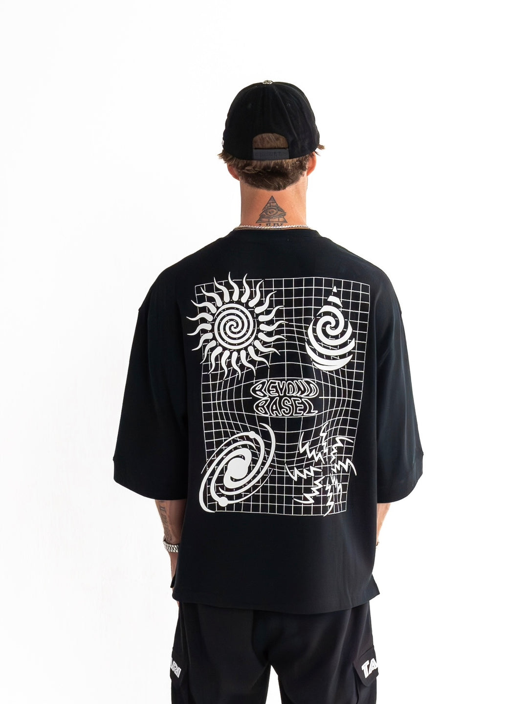 TAFARI X TRIPPY LABS T-SHIRT BLACK