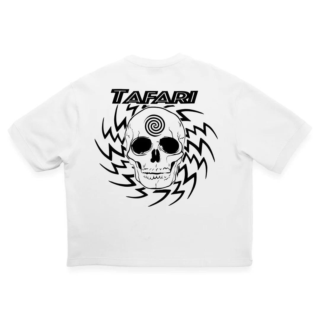 FREQUENCY SKULL T-SHIRT WHITE