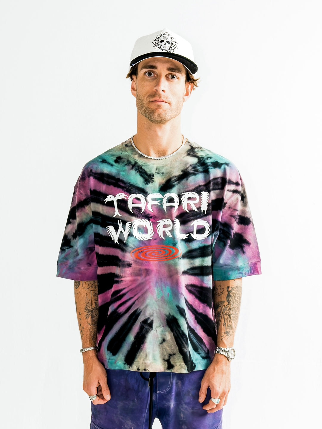 ONE WORLD TIE DYE T-SHIRT