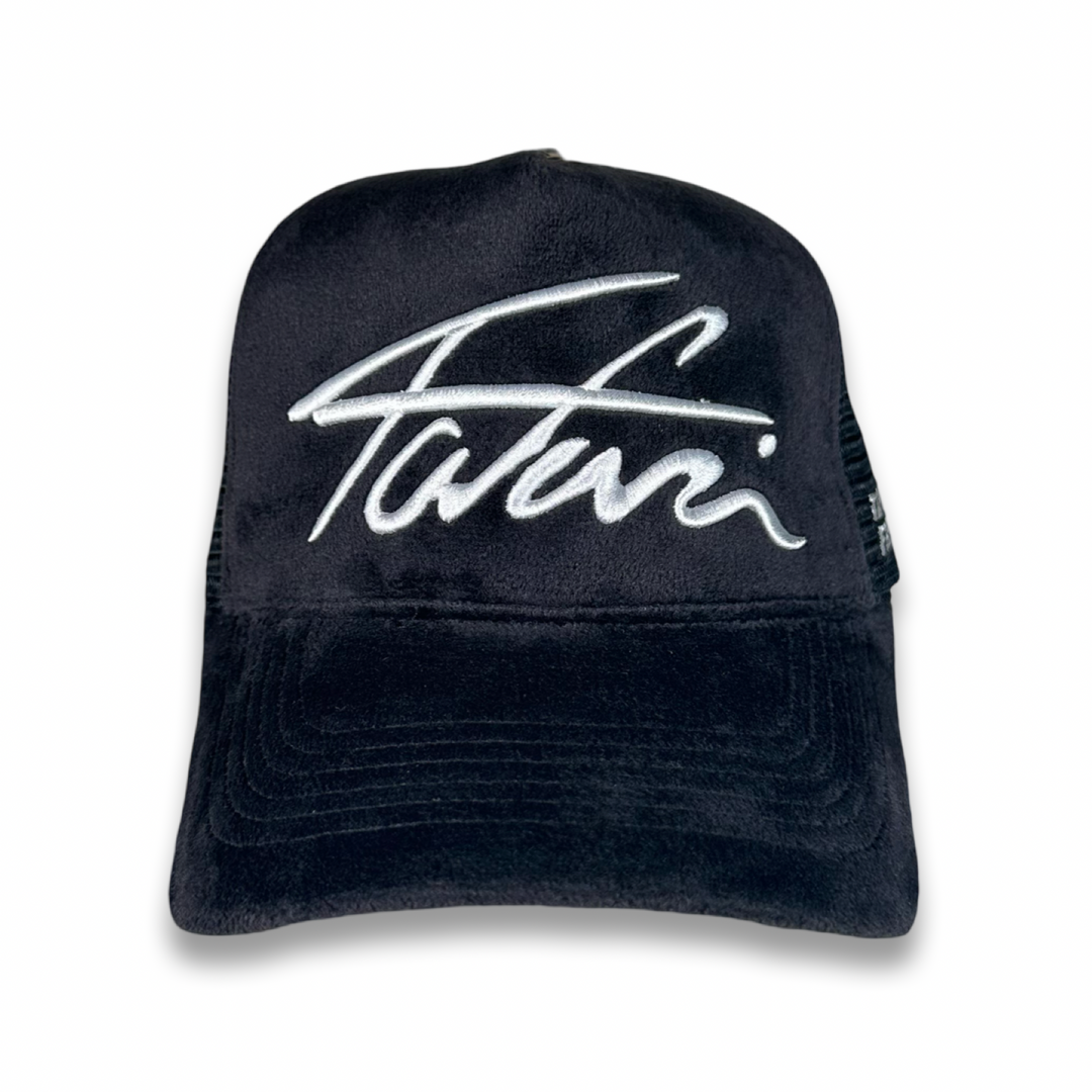 TAJI VELVET TRUCKER HAT