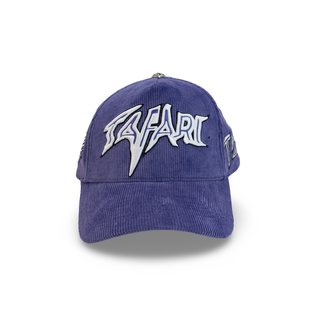 PURPLE CORDUROY HAT