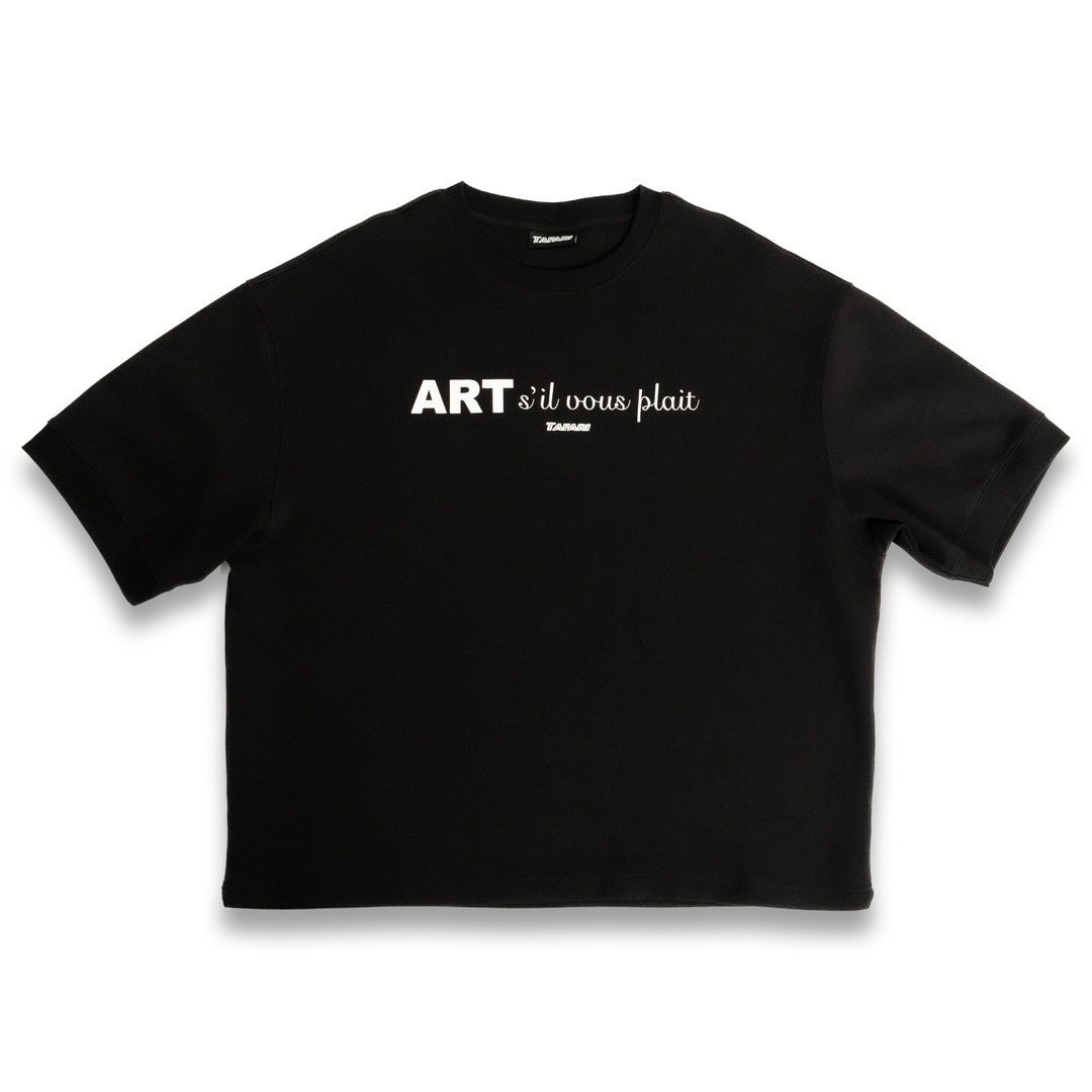 ART S’IL VOUS PLAÎT T-SHIRT BLACK