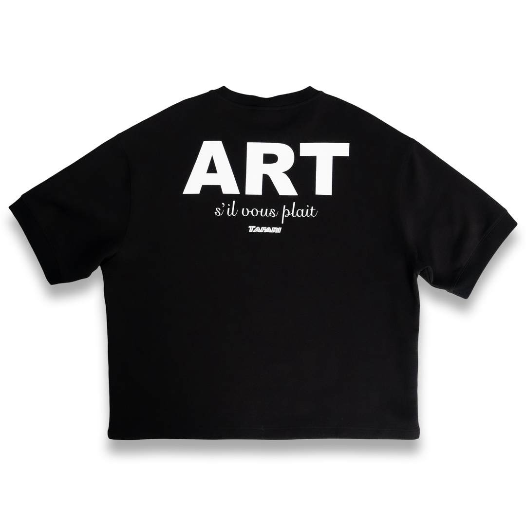 ART S’IL VOUS PLAÎT T-SHIRT BLACK