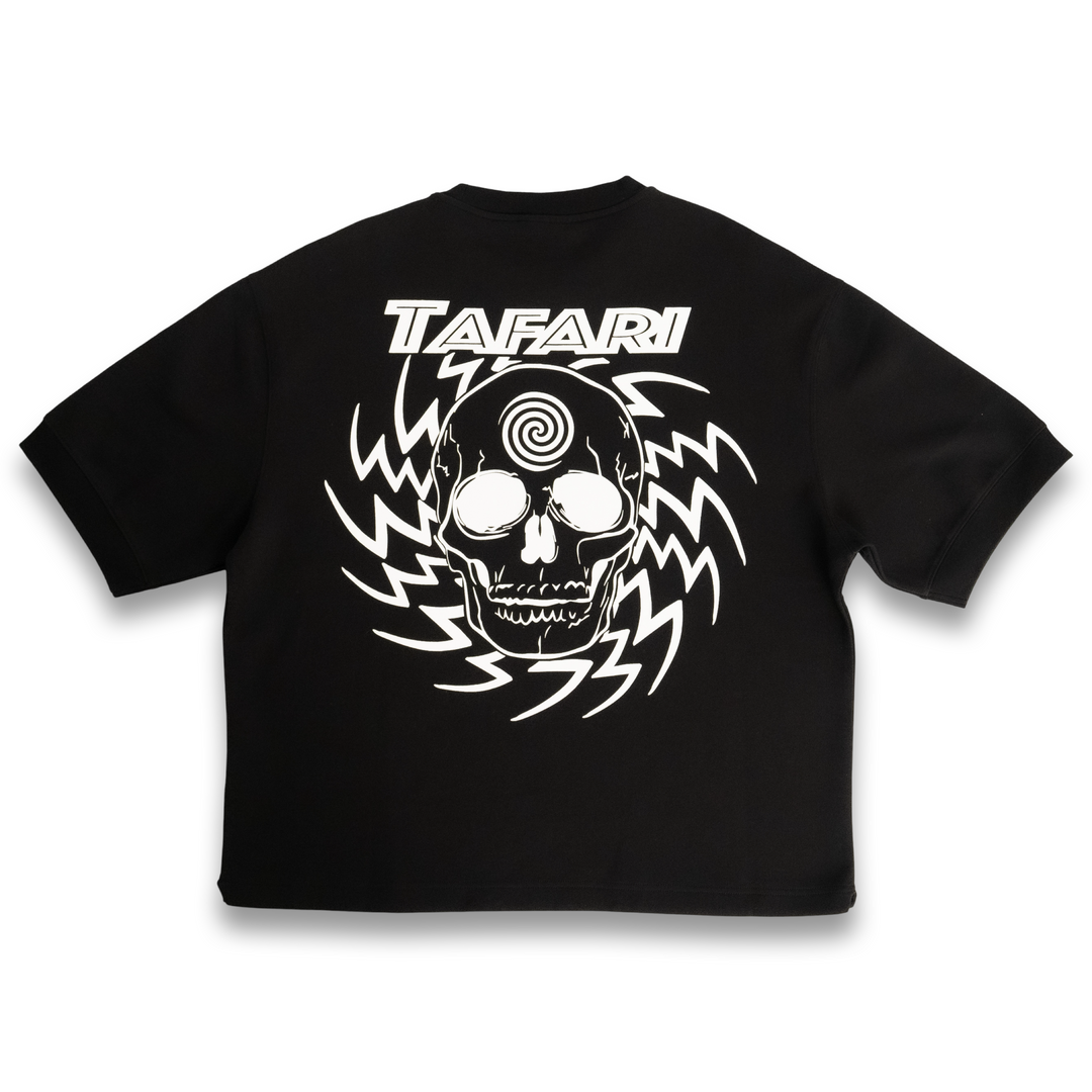 FREQUENCY SKULL T-SHIRT BLACK