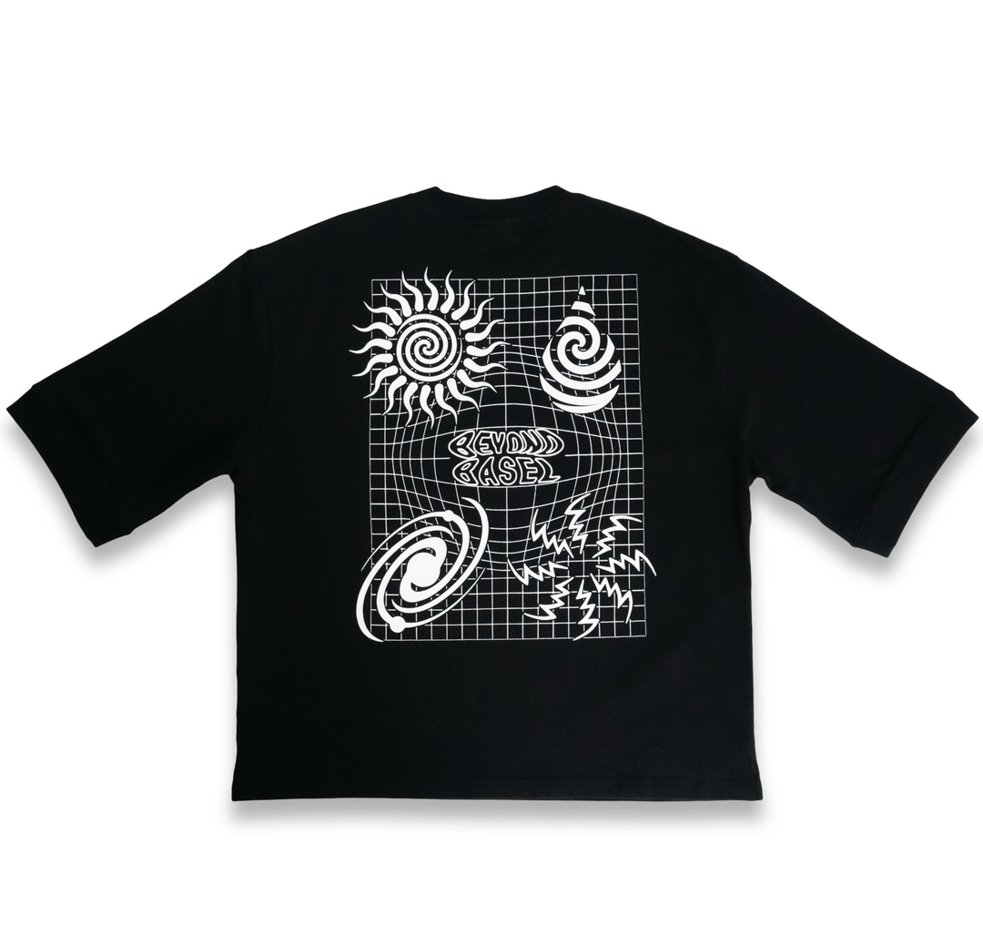 TAFARI X TRIPPY LABS T-SHIRT BLACK